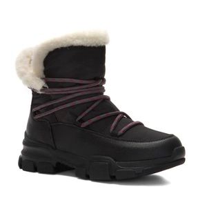Religious Comfort Reindeer Black waterproof boots